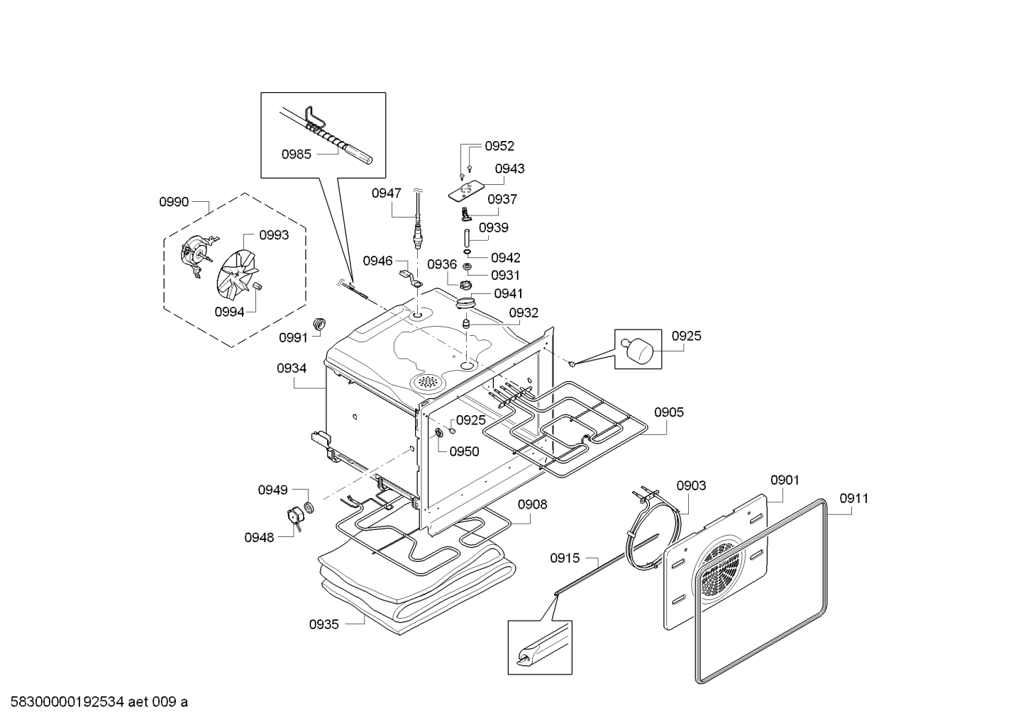 Genuine steam module programmed for BOSCH Builtin oven with steam