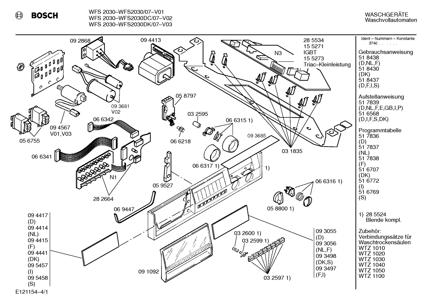 Genuine filterwater inlet for BOSCH Washing Machine. Suits WFS2030, Spare Part No 00027780