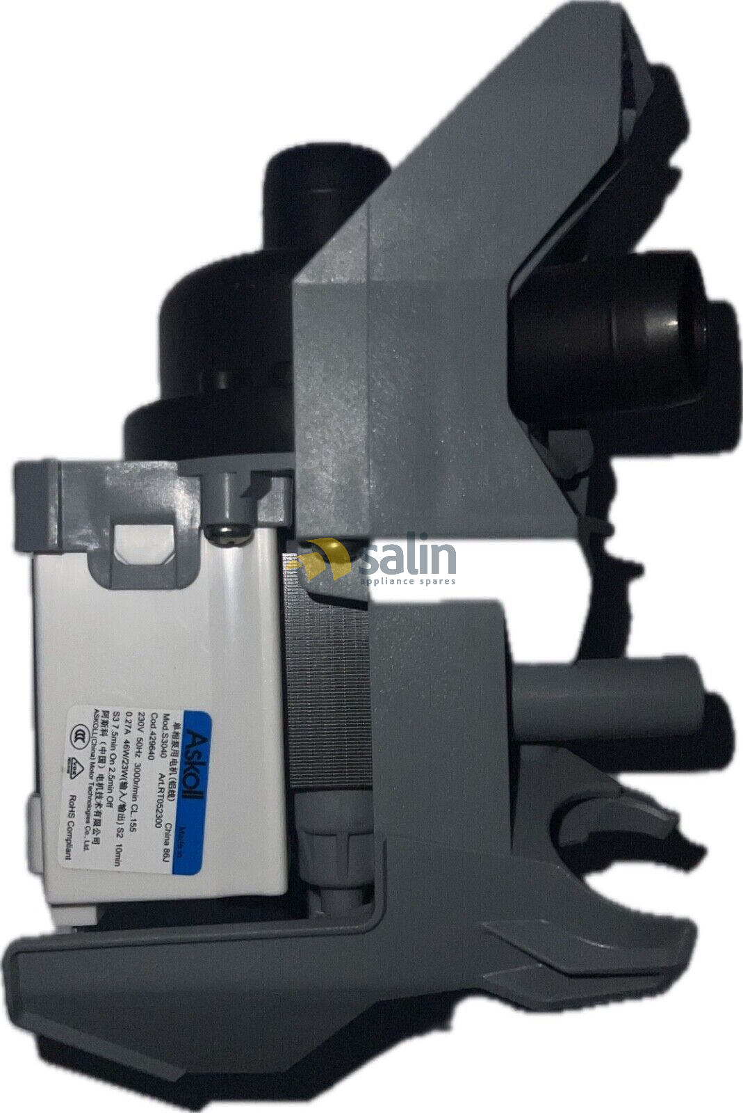 GENUINE FISHER AND PAYKEL WASHING MACHINE WATER DRAIN PUMP ASSEMBLY