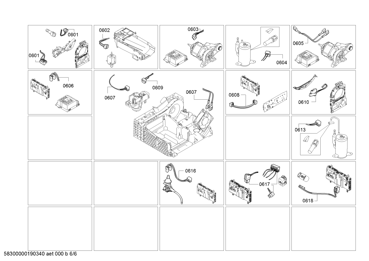 Genuine stacking kit for BOSCH Tumble dryer. Suits WTY877W0, Spare