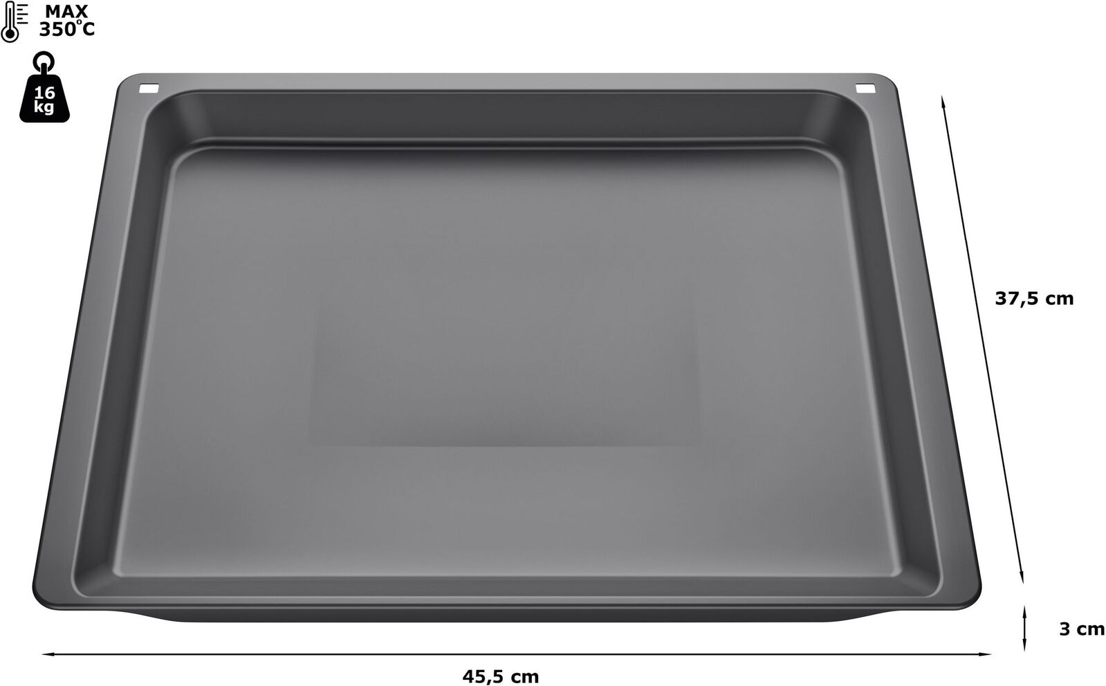 Genuine universal pan enamel for BOSCH Electric built-in oven. Suits ...