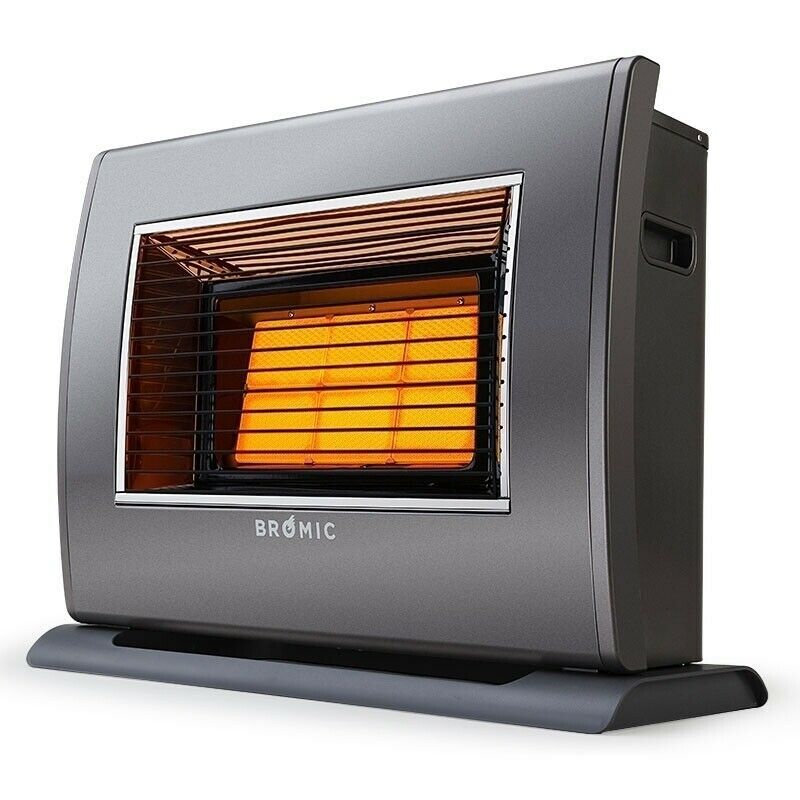 Bromic Supaheat II Silver Natural Gas Convection + Radiant Room Heater  COMP732-1