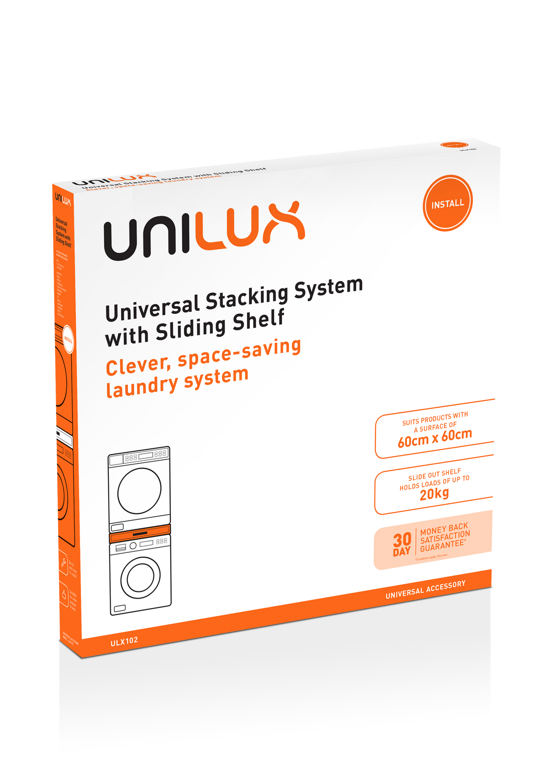 Genuine Universal Stacking Kit with Sliding Shelf For Electrolux
