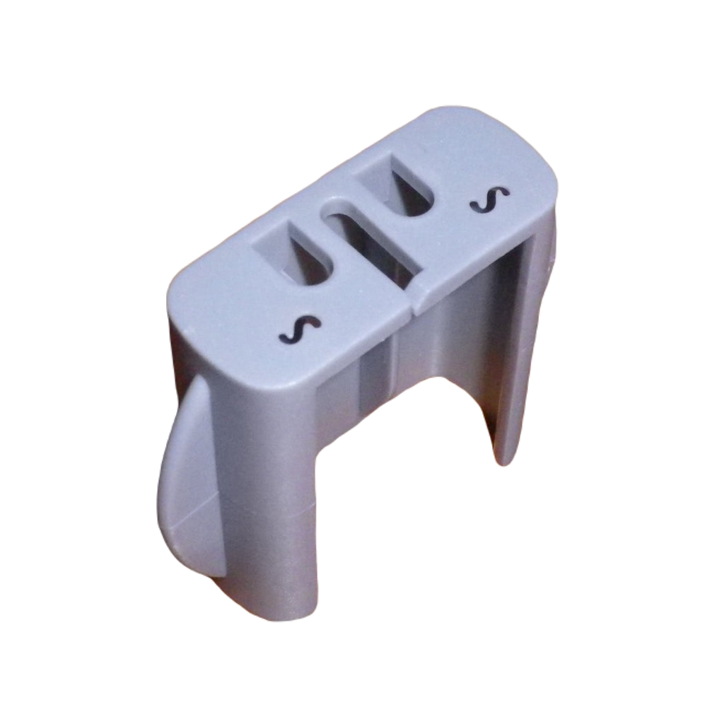 Dishwasher Upper Basket Guide End Cap For Smeg SA8605X7 Dishwashers