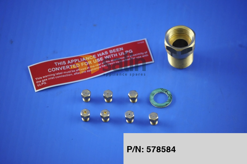 Genuine Kit Conversion Lpg for Fisher & Paykel Ovens & Cooktops P/N 578584