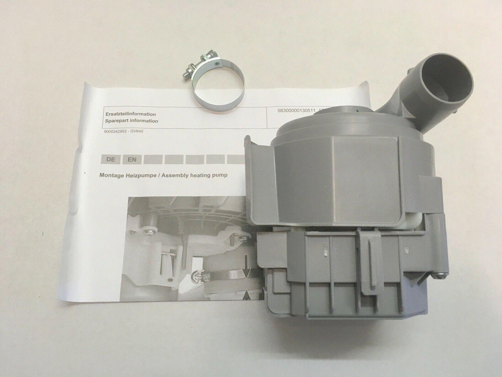 Genuine Bosch Dishwasher Heat Pump Wash Motor SMU50M15AU/B4 SMU50M15AU/C9