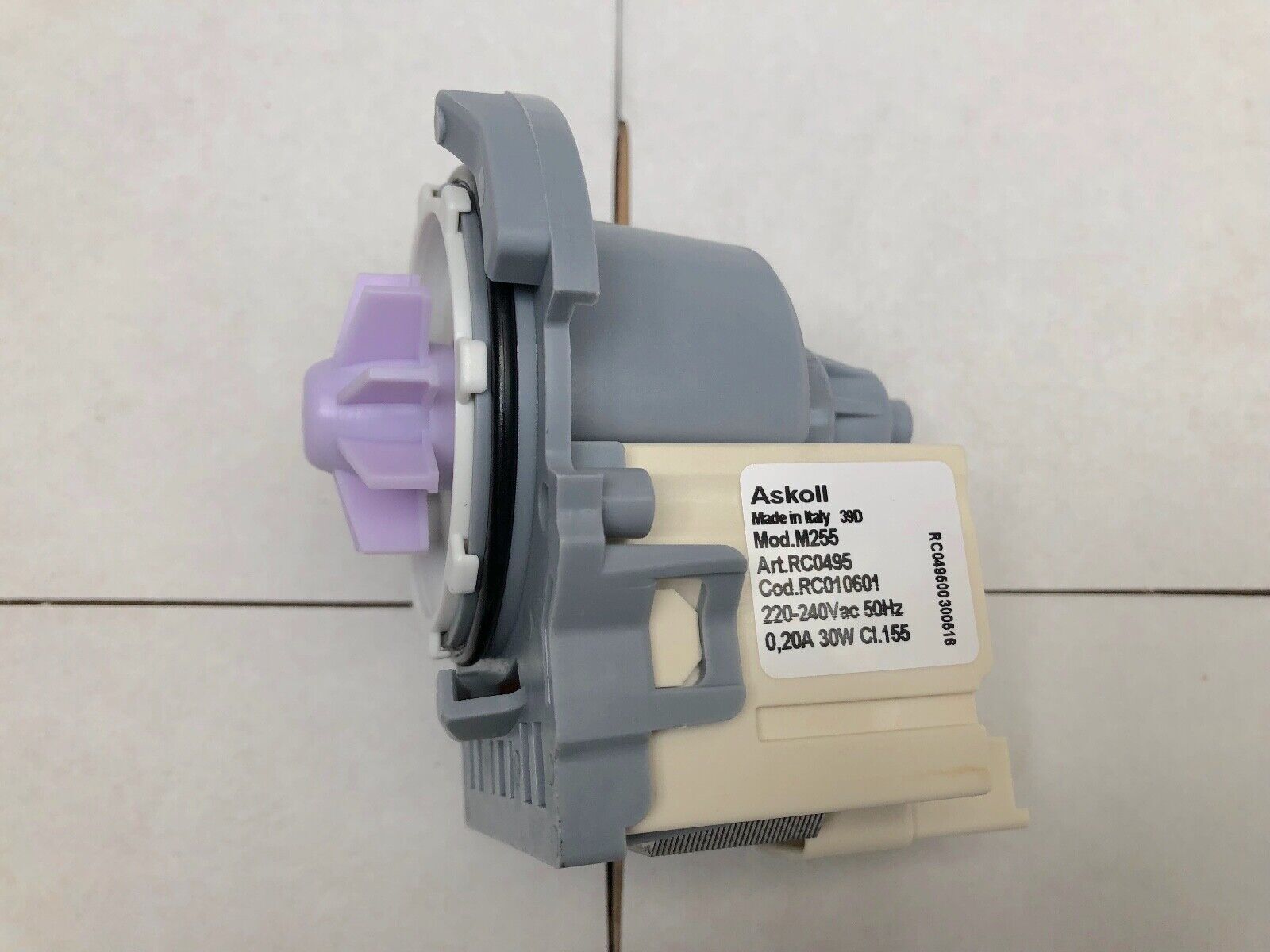 Genuine Smeg Dishwasher Water Drain Pump DWAU315X DWAU315X1 DWAU315XT