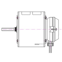 Fasco Fasco Fan Motor 240V 3 Speed 150W 8M8557KTB-A11S spare part