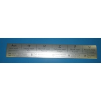 Asko 193485 PROG.INFO.LABEL 5KN AUT/DEL US spare part
