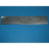 Asko 195759 PROG.INFO.LABEL ASKO D321 ENG spare part
