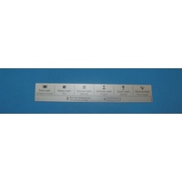 Asko 196825 PROG.INFO.LABEL ASKO D5220 US spare part