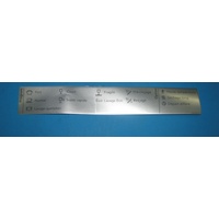 Asko 197924 PROG.INFO.LABEL D5534,5634 FR spare part