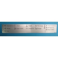 Asko 468376 PROGRAM LABEL ASKO D5534,5634 FR spare part