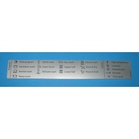 Asko 468401 PROGRAM LABEL 55-5644 13P EN spare part