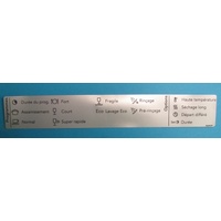 Asko 468409 PROGRAM LABEL ASKO D5540 FR spare part