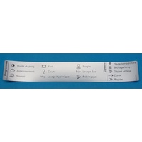 Asko 494976 PROGRAM LABEL ASKO D5956 FR spare part
