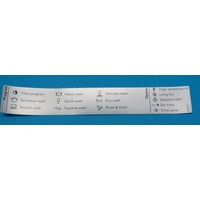 Asko 494978 PROGRAM LABEL ASKO D5956 EN spare part
