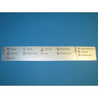 Asko 704509 PROGRAM LABEL ASKO D5534,5634 EN spare part