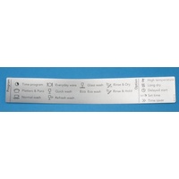 Asko 704691 PROGRAM LABEL ASKO D5954 EN spare part
