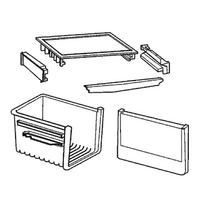 AEG Genuine Bin Drawer Upper Assembly For AEG WSE6900WA Spare Part No: 890148894 spare part