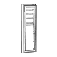 AEG Genuine Door Assembly White Freezer For AEG WSE6900WA Spare Part No: 890152445 spare part