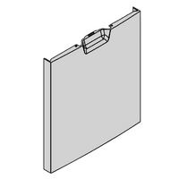 AEG Genuine Door Outer Stainless Steel Inox For AEG 91141703701 Spare Part No: 1173369214 spare part