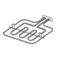AEG Genuine Element Grill D4101 Drop Down 2800w For AEG D4101-4-ME Spare Part No: 3117698039 spare part