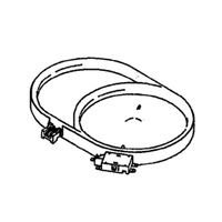 AEG Genuine Element Radiant D170 X 265mm 2200w For AEG 96901K-MN Spare Part No: 3740639319 spare part