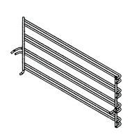 AEG Genuine Grill Side Lower Oven Left For AEG 94417153502 Spare Part No: 3873828010 spare part