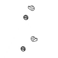 AEG Genuine Knob 2pieces 7509dma For AEG 7509D-M/A Spare Part No: 4055035713 spare part