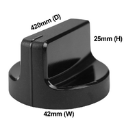 AEG Genuine Knob,black,chef For AEG HG75FXB Spare Part No: 4055548988  spare part
