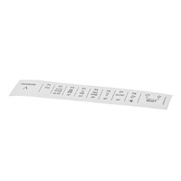 AEG Genuine Sticker Programme Guide For AEG 91144732201 Spare Part No: 8090544720 spare part