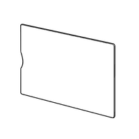 AEG Genuine Panel Inner Glass Oven Side Opening Door Inner For AEG WVES613S-L Spare Part No: 0255004214 spare part