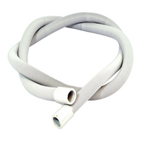 AEG Genuine Hose Drain And Extensions 2m Straight Cuffs Both 20mm Internal For AEG 91141731400 Spare Part No: 0571400142 spare part