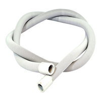 AEG Genuine Hose Drain And Extensions 2m Straight Cuffs Both 20mm Internal For AEG 91144701002 Spare Part No: 0571400142 spare part