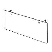 AEG Genuine Door Grill Outer Glass For AEG PDR790S Spare Part No: 0038002841 spare part