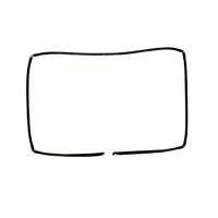 Ariston Ariston and Indesit Oven Seal A091946 C00091946 | XF9053 XC902GHDC3T SOH34A1S0N ML91IXA MH991IXHA MB913BK KP9F96SXEXS KP968IMSXDE KP59MSCXG FP955 spare part