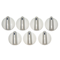Fisher & Paykel Fisher and Paykel Cooker White Knobs x 7 89048 spare part