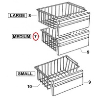 Fisher & Paykel Fisher and Paykel Freezer Basket 882288 spare part