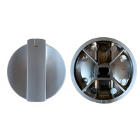 Fisher & Paykel Fisher and Paykel Oven Winged Silver Knob 574909 | OB60SVMX2/3 OB60SLMFX2/3 OB60SCMX2/3 OB60SCMW2/3 spare part