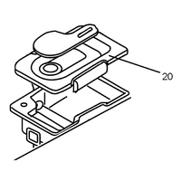 MHI Mitsubishi Refrigerator Water Tank Cover KIEK96527 spare part