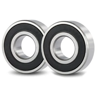 Accor QUALITY BRAND NEW | 2x Bearings 6310-2RS DD VV Rubber Seals Deep Grooved Radial Ball Bearing spare part