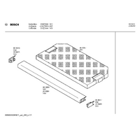 Bosch Genuine cover for Bosch Rangehoods Suits: DHZ3304 Spare Part No: 00069646 spare part