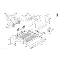 Bosch Genuine light bar for Bosch Rangehoods Suits: DHI635HX DHI635KAU DHI635LSD DHI645H DHI645HAU Spare Part No: 00352801 spare part