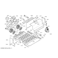 Bosch Genuine fan motor for Bosch Rangehoods Suits: DHI645KAU Spare Part No: 00352887 spare part