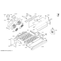 Bosch Genuine fan motor for Bosch Rangehoods Suits: DHI625KSD DHI645H DHI645HAU DHI645HSD DHI645HX Spare Part No: 00352887 spare part