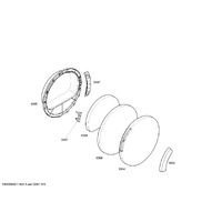 Bosch Genuine window for Bosch Dryers Suits: WTE84100TR WTE84101 WTE84101AU WTE84101CH WTE84101EE Spare Part No: 00445735 spare part