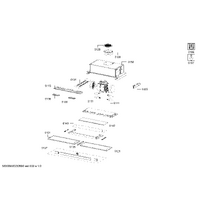 Bosch Genuine air grid for Bosch Rangehoods Suits: DFT93CA61B DFT93CA61T Spare Part No: 00488576 spare part