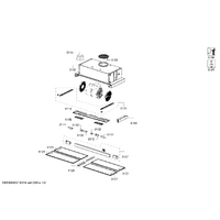 Bosch Genuine air grid for Bosch Rangehoods Suits: DFT63CA50M DFT63CA51T DFT63CA59M DFT93CA50M DFT93CA59M Spare Part No: 00488576 spare part