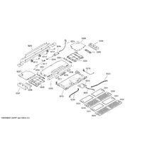 Bosch Genuine rail for Bosch Rangehoods Suits: DHI955FX DHI965V DHI965VGB Spare Part No: 00491792 spare part